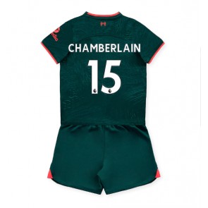Liverpool Chamberlain #15 Tredjedraktsett Barn 2022-23 Kortermet (+ Korte bukser)